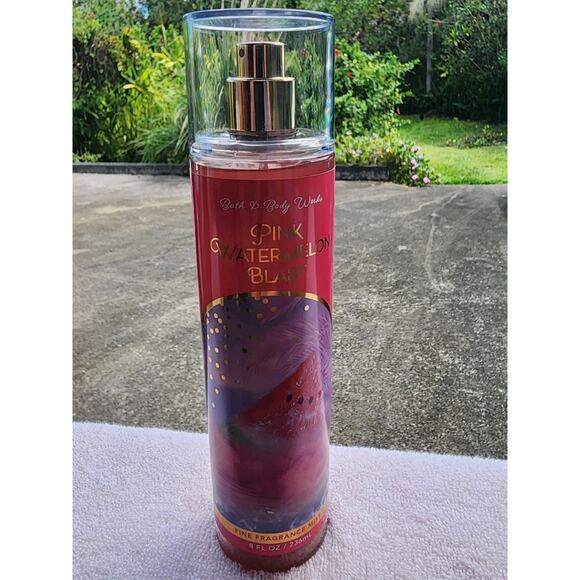 NEW BATH & BODY WORKS PINK WATERMELON BLAST FINE FRAGRANCE MIST BODY SPRAY 8 OZ - Picture 1 of 2